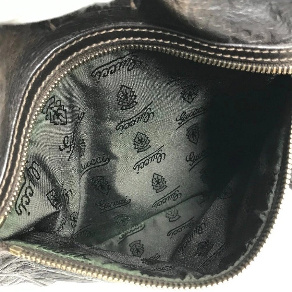 GUCCI 201448 Guccissima GG Bag Crossbody Pochette Shoulder Bag - Picture 14 of 15